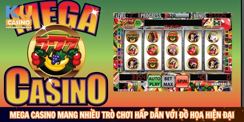 Mega Casino – Sòng Bài Hiện Đại Tại Kucasino 20206 2 Mega Casino mang nhiều trò chơi hấp dẫn với đồ họa hiện đại